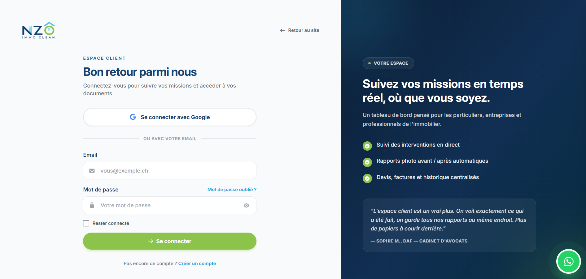 Connexion